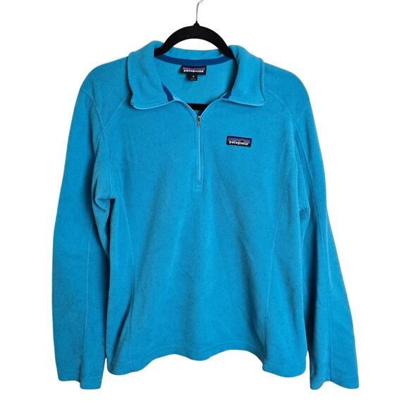Patagonia Sweaters - Patagonia Fleece Pullover Light Blue Sweatshirt Size Medium